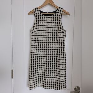 Pim + Larkin Black and Cream Patterned Mini Dress